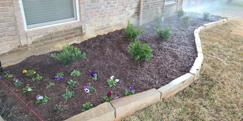 Flower Bed Extensions in Dallas, Texas